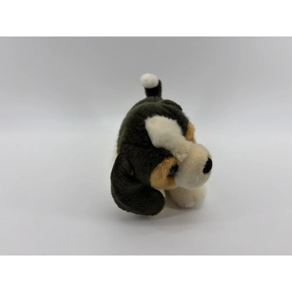 Aurora Miyoni Beagle Puppy Plush Kids Small Black White Tan Realistic‎ Toy